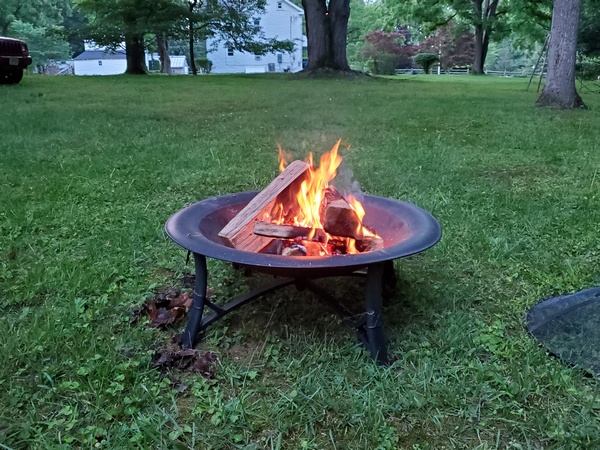 It's just not a Boschveldt Field Day without a campfire.