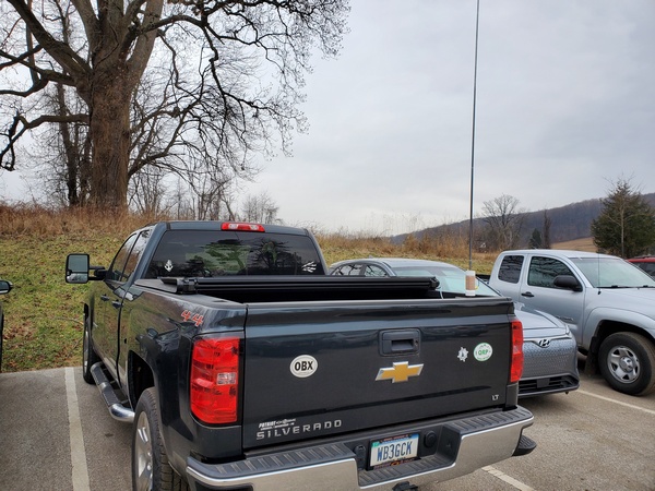 Obligatory picture of the back of my truck. This time it's at a trailhead in Valley Forge National Historical Park (K-0761, KFF-0761).